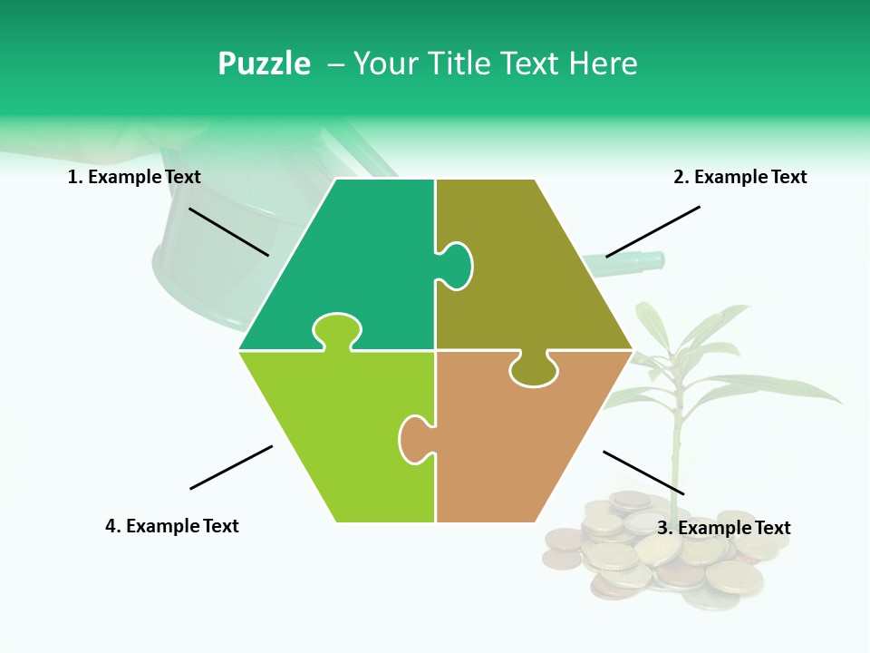Stem Grow Cash PowerPoint Template