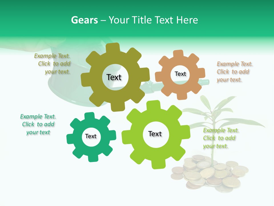 Stem Grow Cash PowerPoint Template