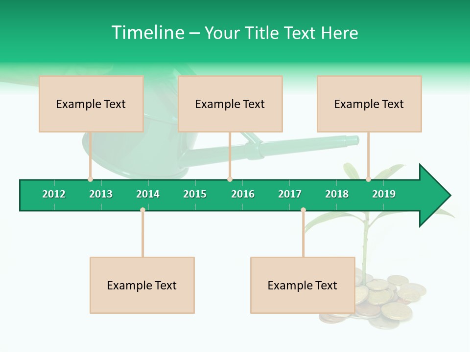 Stem Grow Cash PowerPoint Template