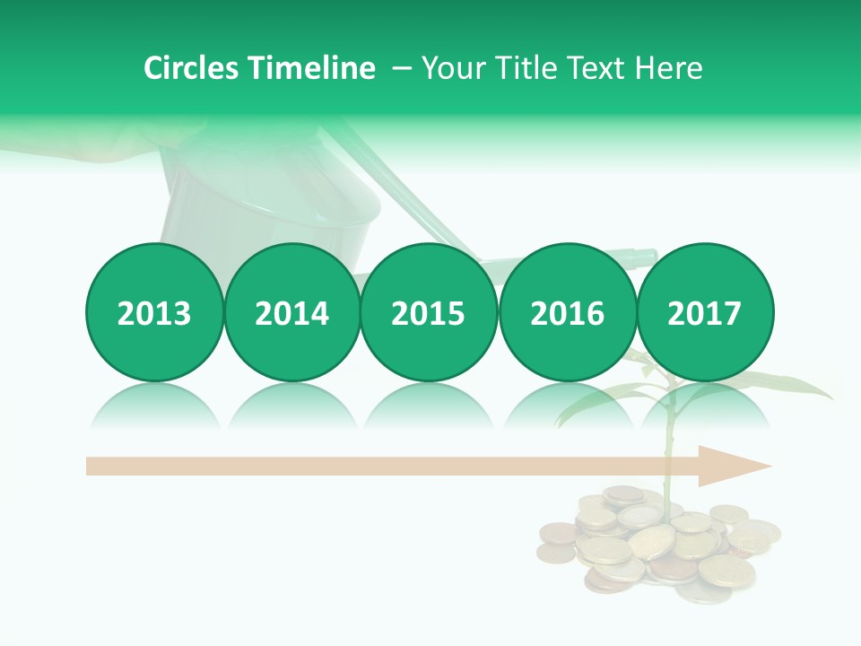 Stem Grow Cash PowerPoint Template