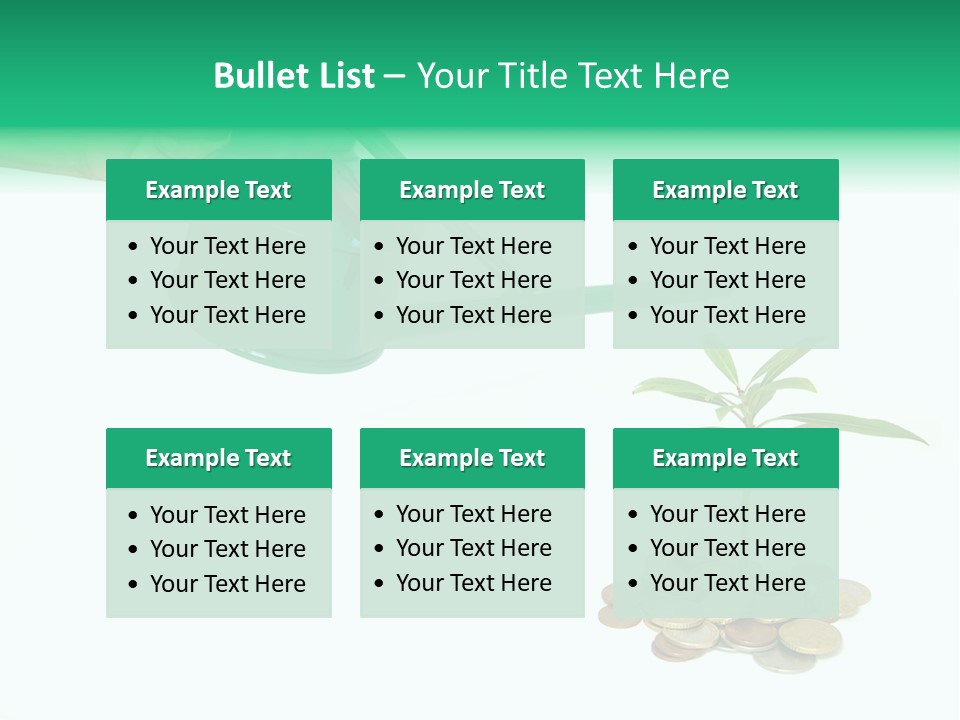 Stem Grow Cash PowerPoint Template