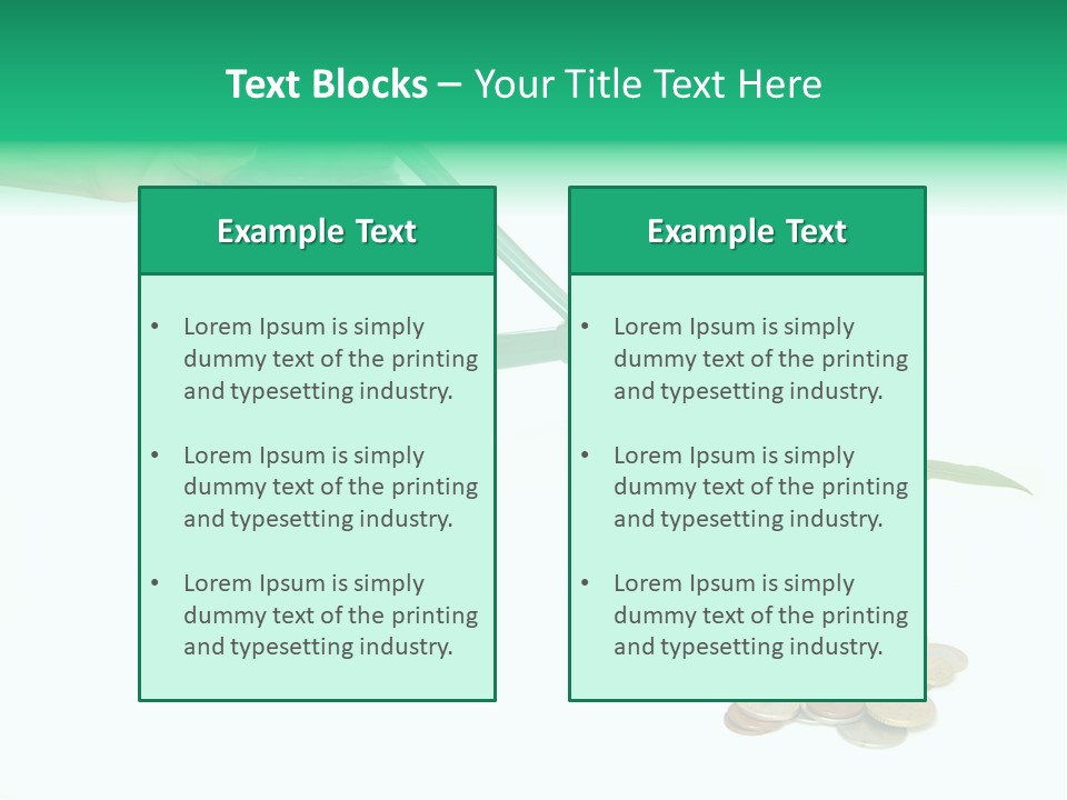 Stem Grow Cash PowerPoint Template
