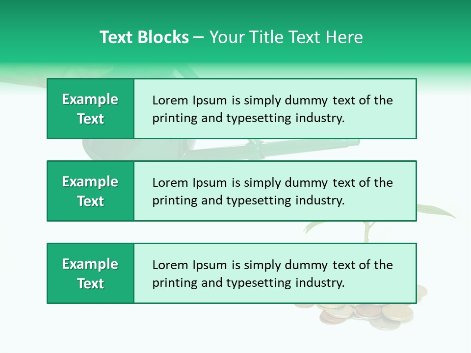 Stem Grow Cash PowerPoint Template