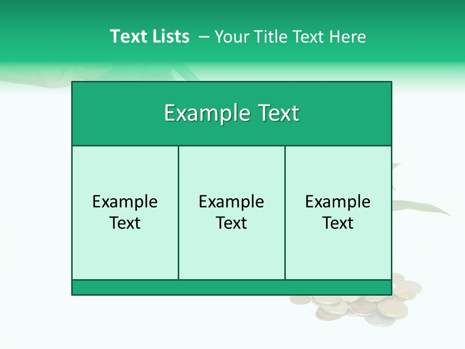 Stem Grow Cash PowerPoint Template