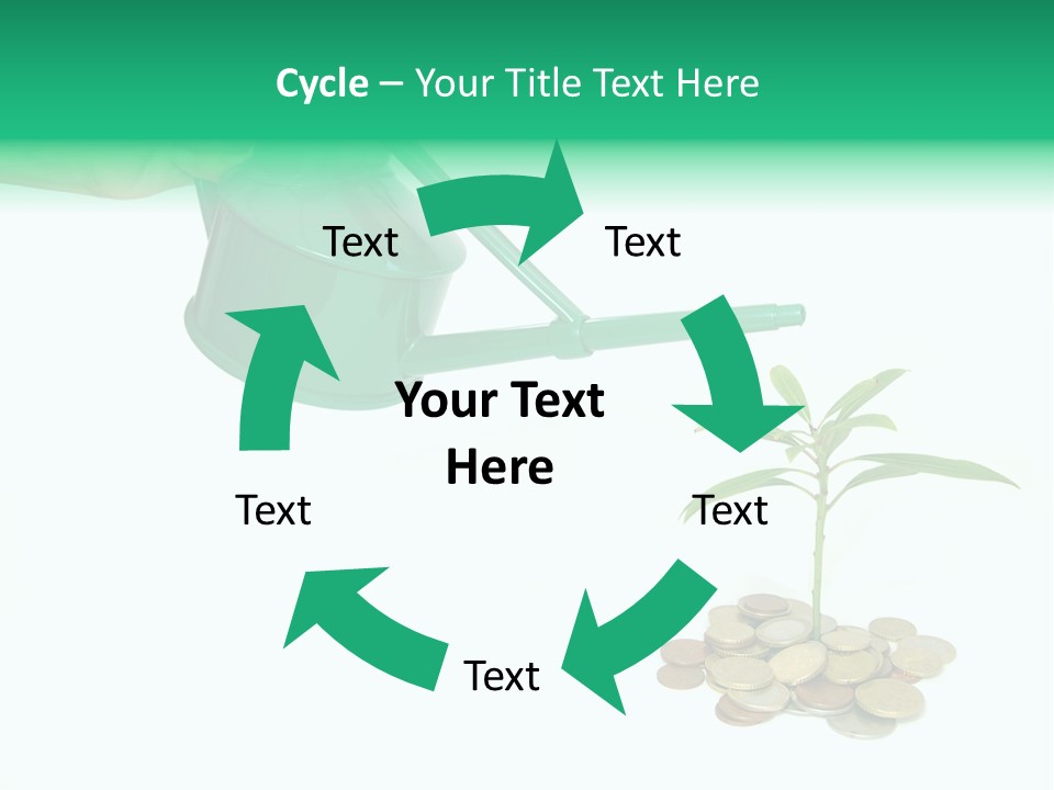 Stem Grow Cash PowerPoint Template