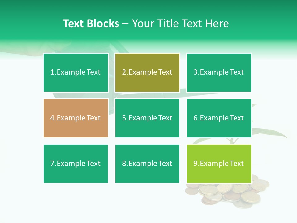 Stem Grow Cash PowerPoint Template