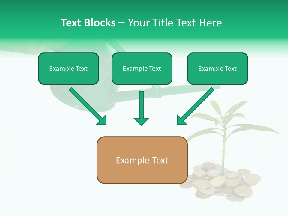 Stem Grow Cash PowerPoint Template