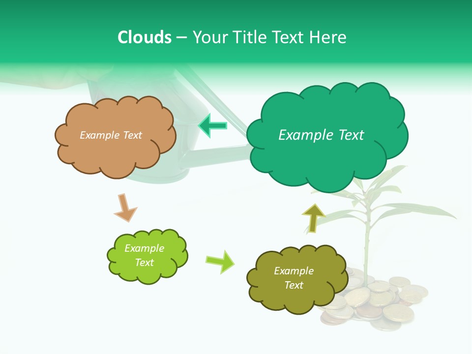 Stem Grow Cash PowerPoint Template