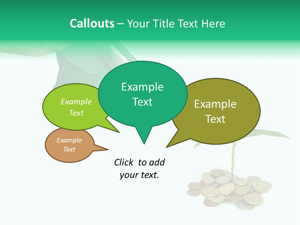 Stem Grow Cash PowerPoint Template