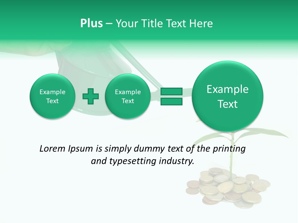 Stem Grow Cash PowerPoint Template