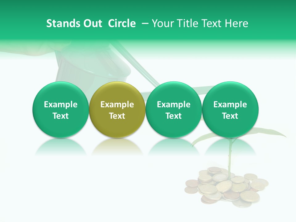 Stem Grow Cash PowerPoint Template