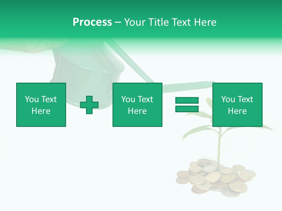 Stem Grow Cash PowerPoint Template