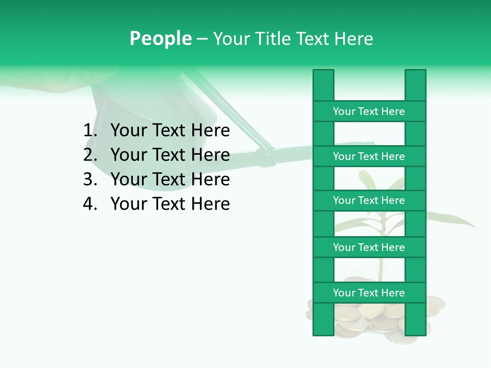 Stem Grow Cash PowerPoint Template