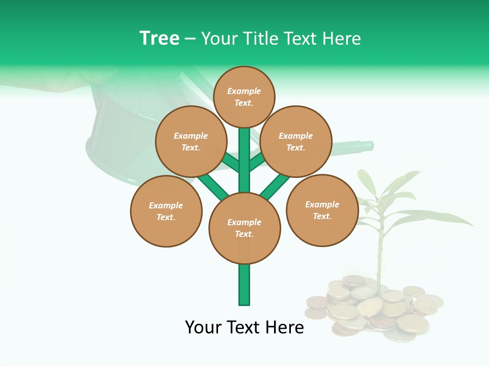 Stem Grow Cash PowerPoint Template