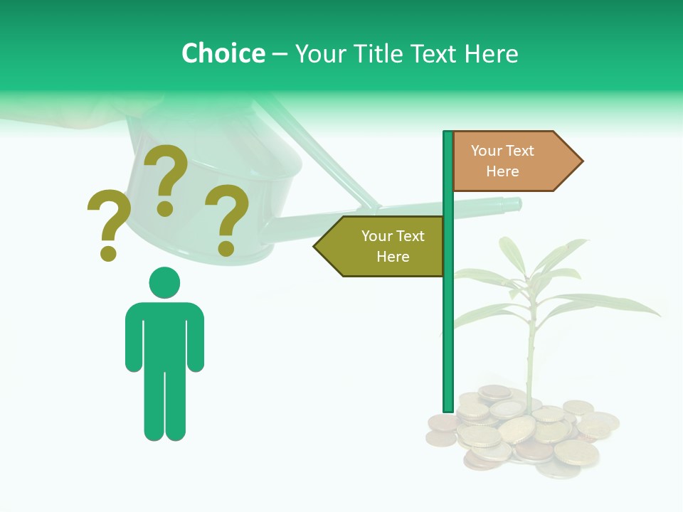 Stem Grow Cash PowerPoint Template
