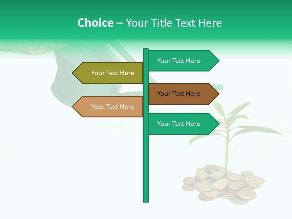 Stem Grow Cash PowerPoint Template