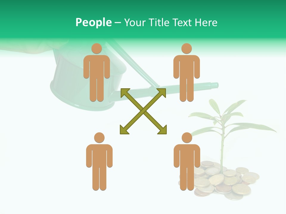 Stem Grow Cash PowerPoint Template