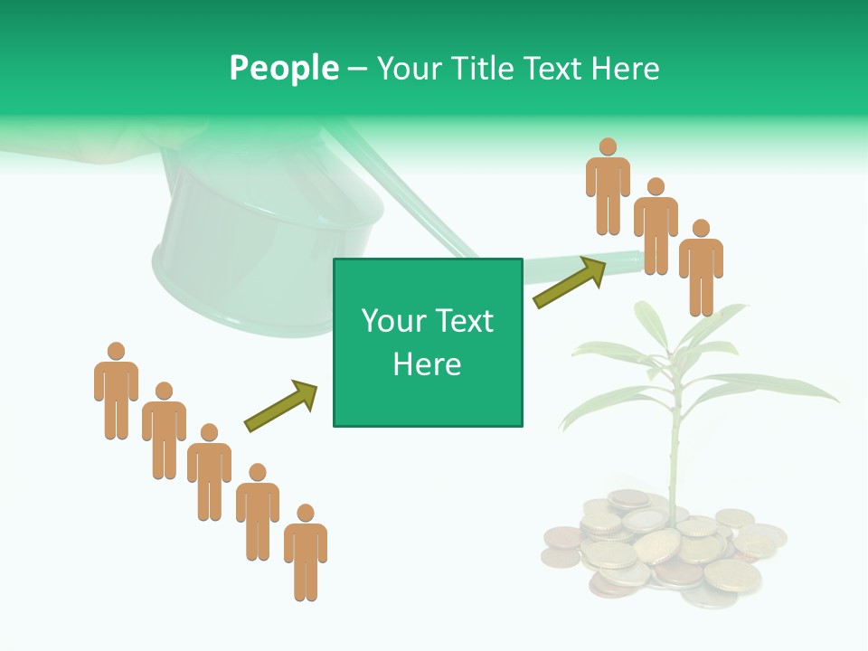 Stem Grow Cash PowerPoint Template