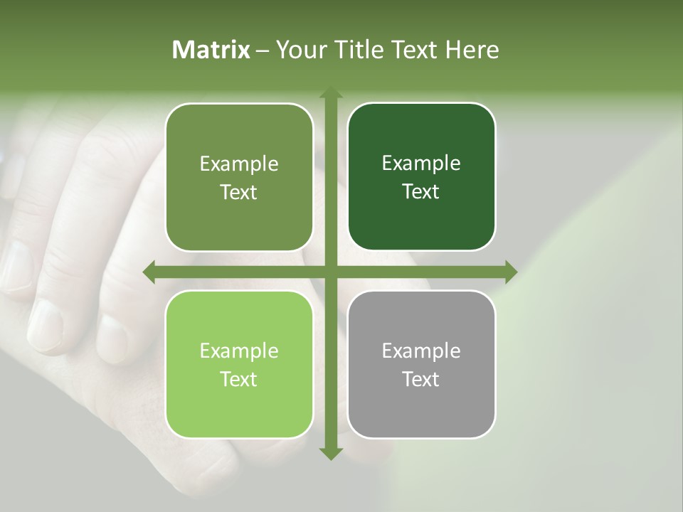 Hands Mate Ceremony PowerPoint Template