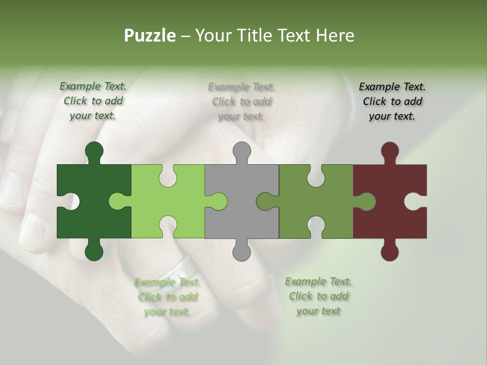 Hands Mate Ceremony PowerPoint Template