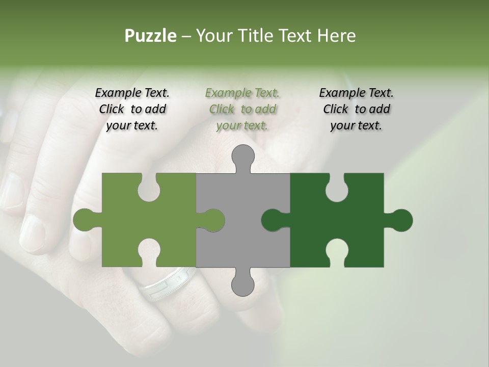 Hands Mate Ceremony PowerPoint Template