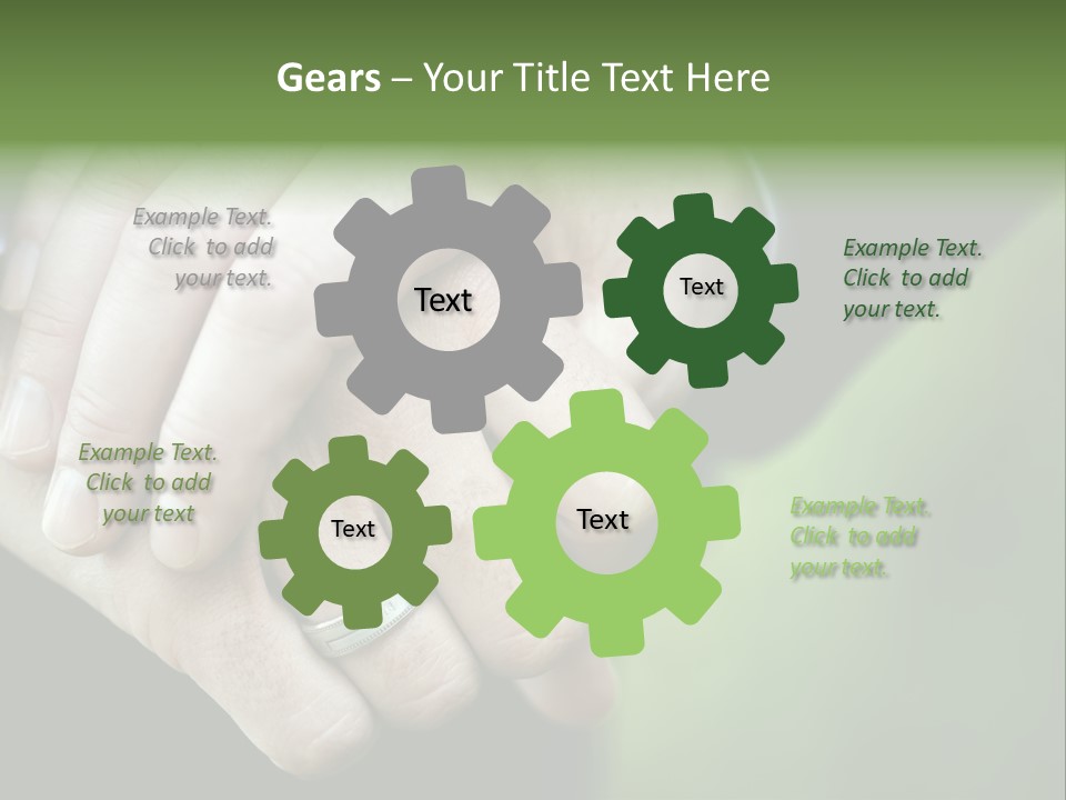 Hands Mate Ceremony PowerPoint Template