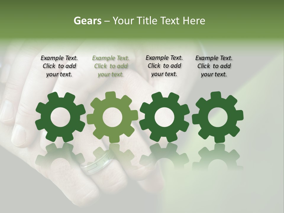 Hands Mate Ceremony PowerPoint Template