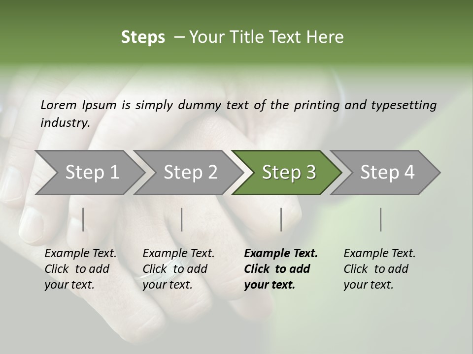 Hands Mate Ceremony PowerPoint Template