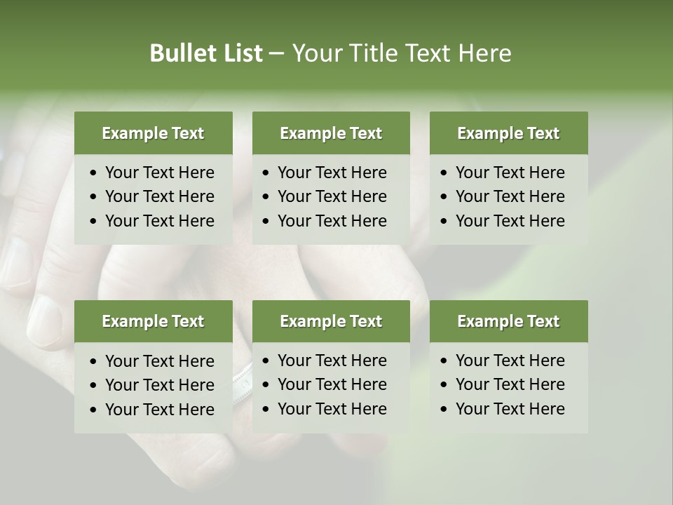 Hands Mate Ceremony PowerPoint Template