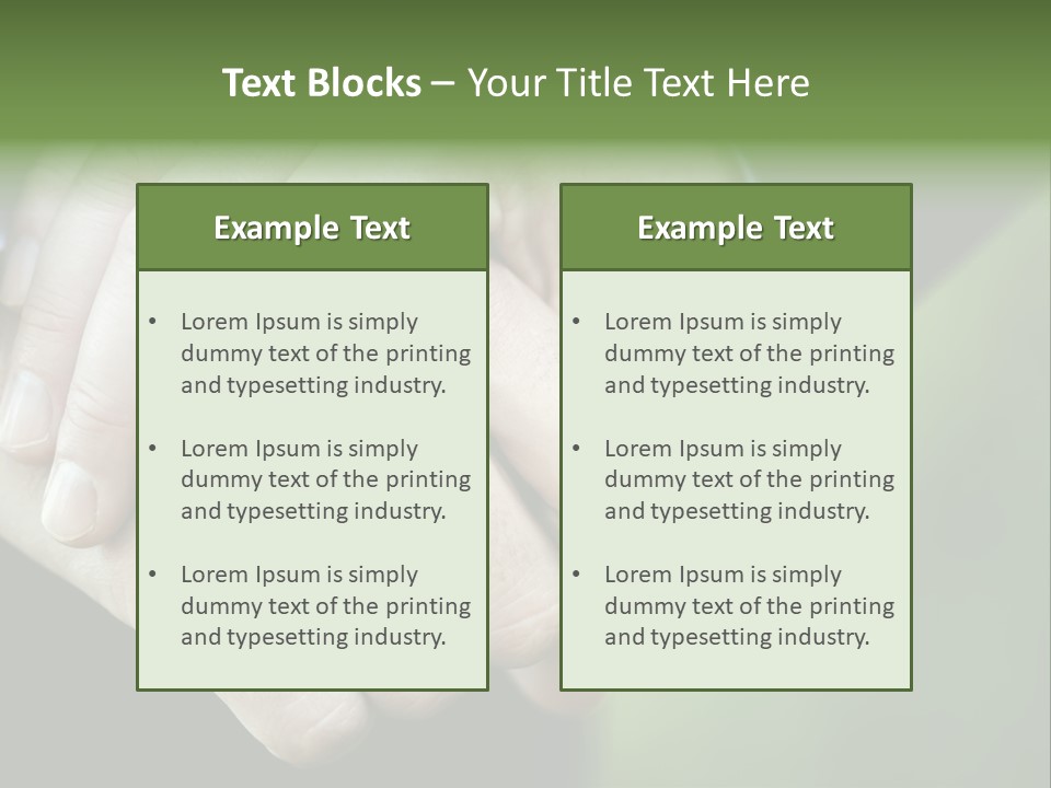Hands Mate Ceremony PowerPoint Template