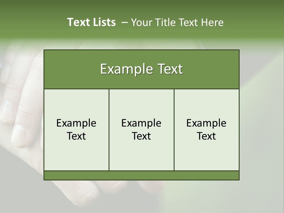Hands Mate Ceremony PowerPoint Template
