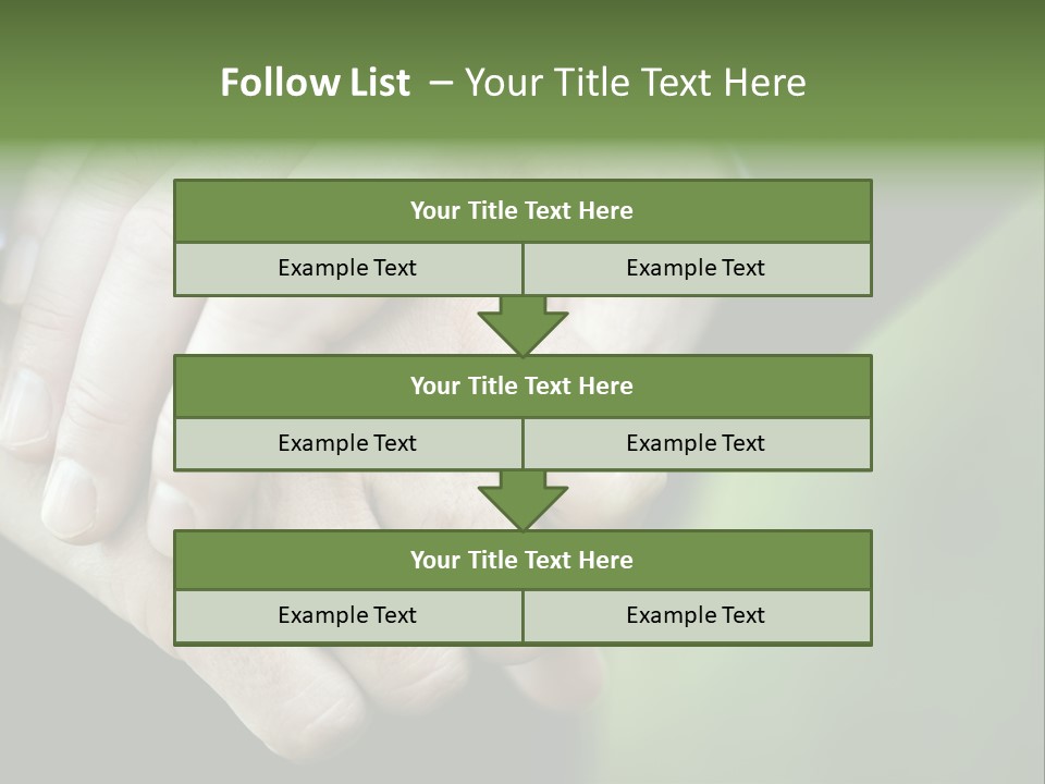 Hands Mate Ceremony PowerPoint Template