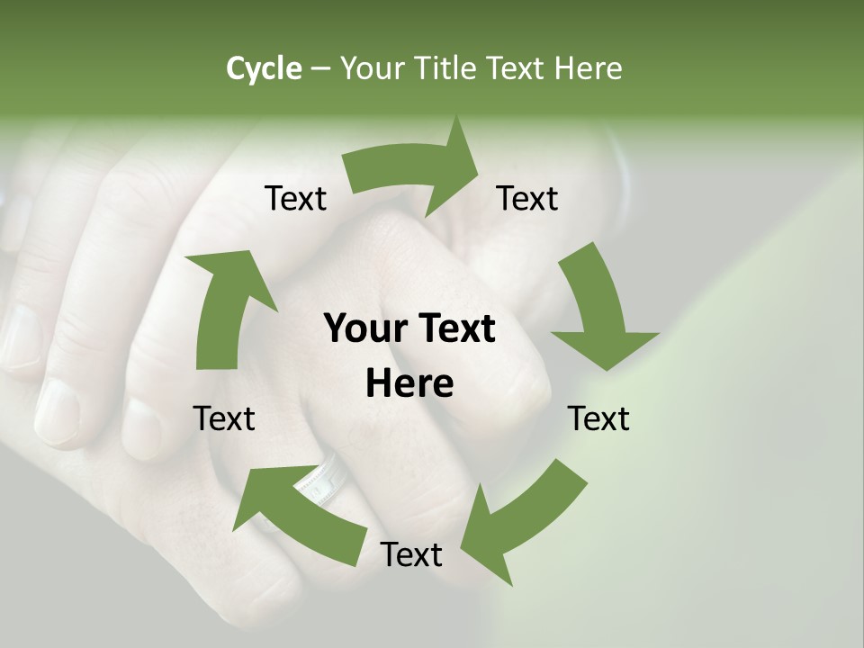 Hands Mate Ceremony PowerPoint Template