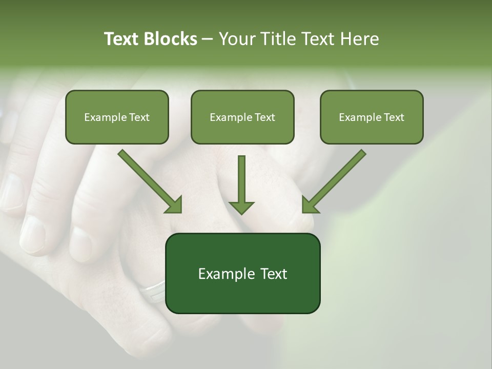 Hands Mate Ceremony PowerPoint Template