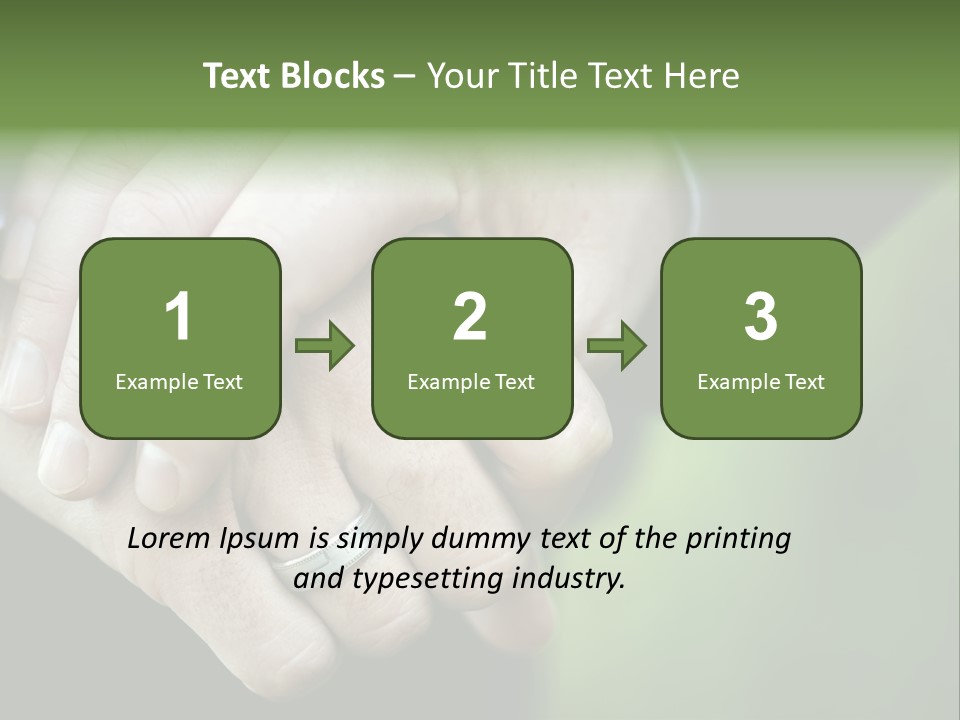 Hands Mate Ceremony PowerPoint Template