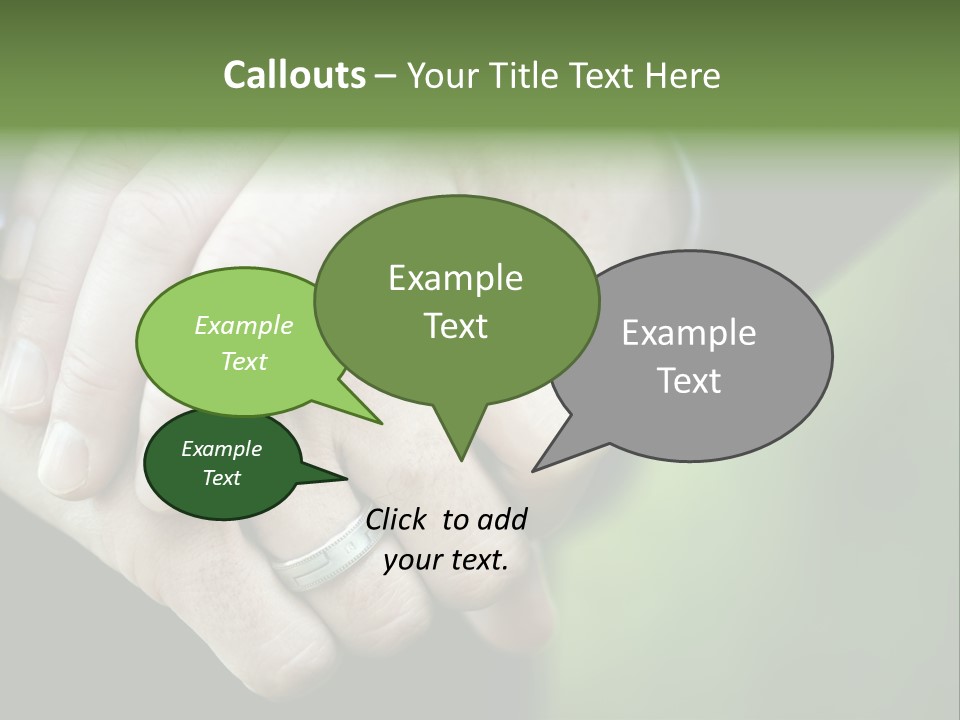 Hands Mate Ceremony PowerPoint Template