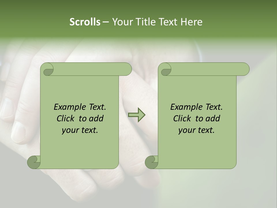 Hands Mate Ceremony PowerPoint Template