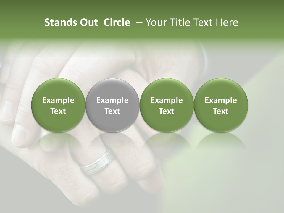 Hands Mate Ceremony PowerPoint Template