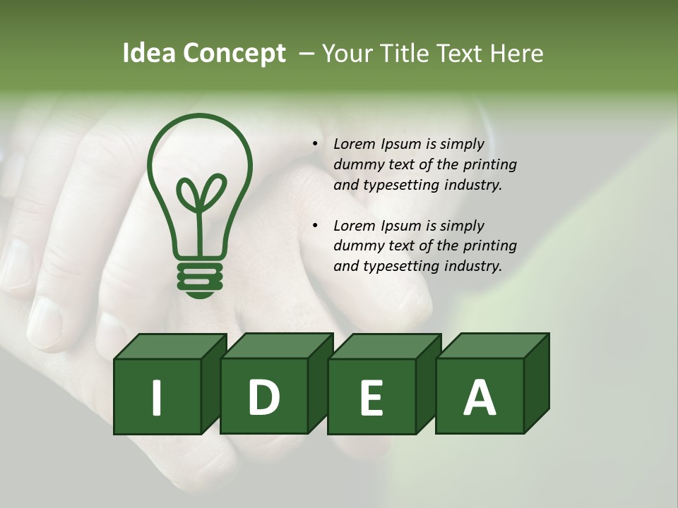 Hands Mate Ceremony PowerPoint Template