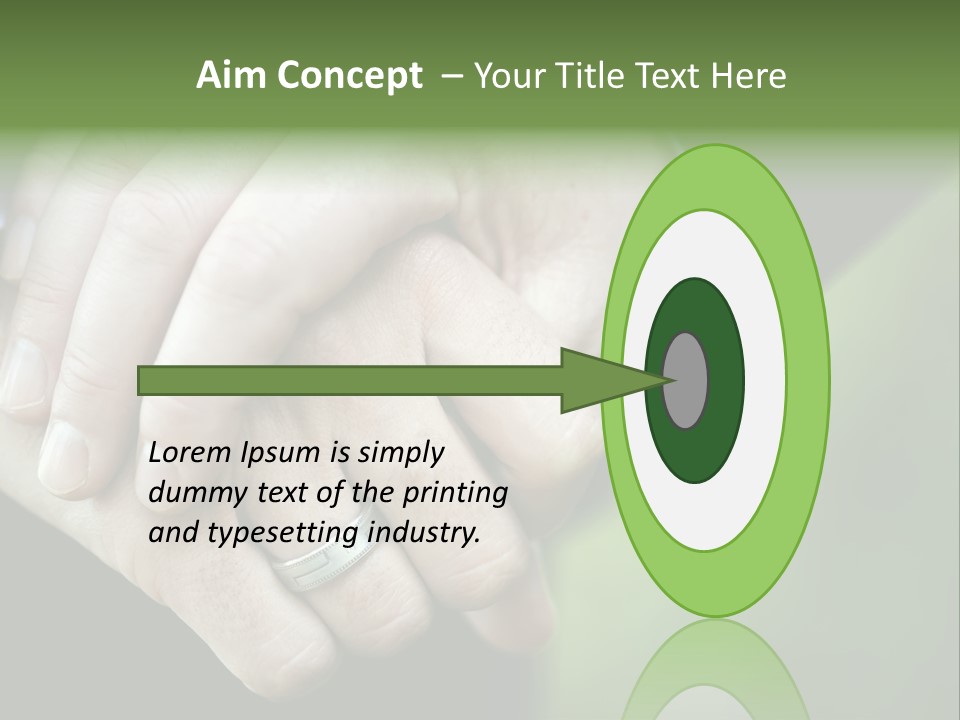 Hands Mate Ceremony PowerPoint Template