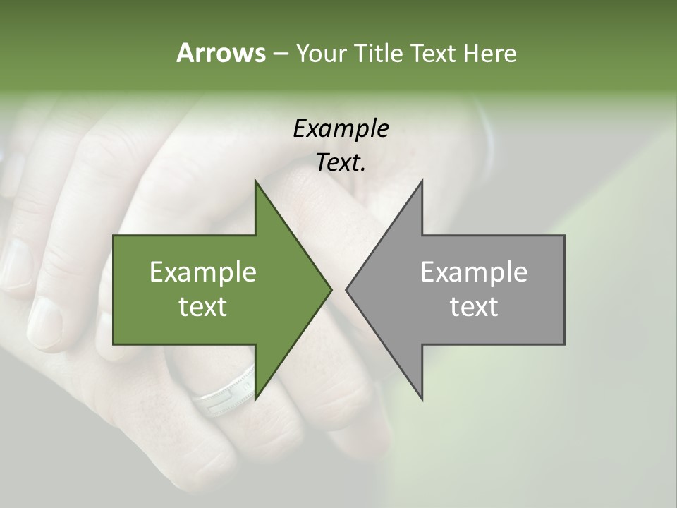 Hands Mate Ceremony PowerPoint Template