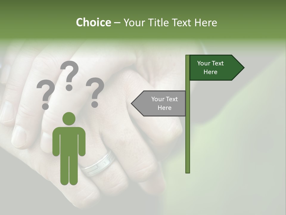 Hands Mate Ceremony PowerPoint Template