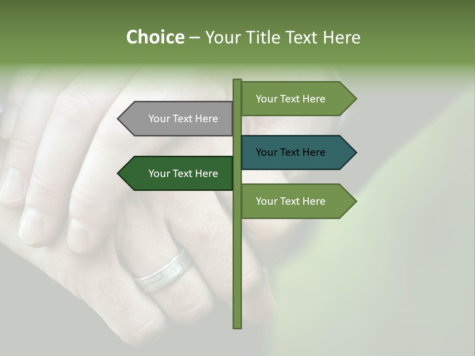 Hands Mate Ceremony PowerPoint Template