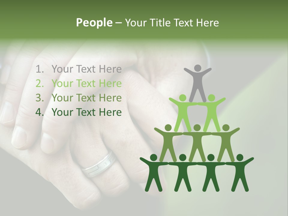 Hands Mate Ceremony PowerPoint Template