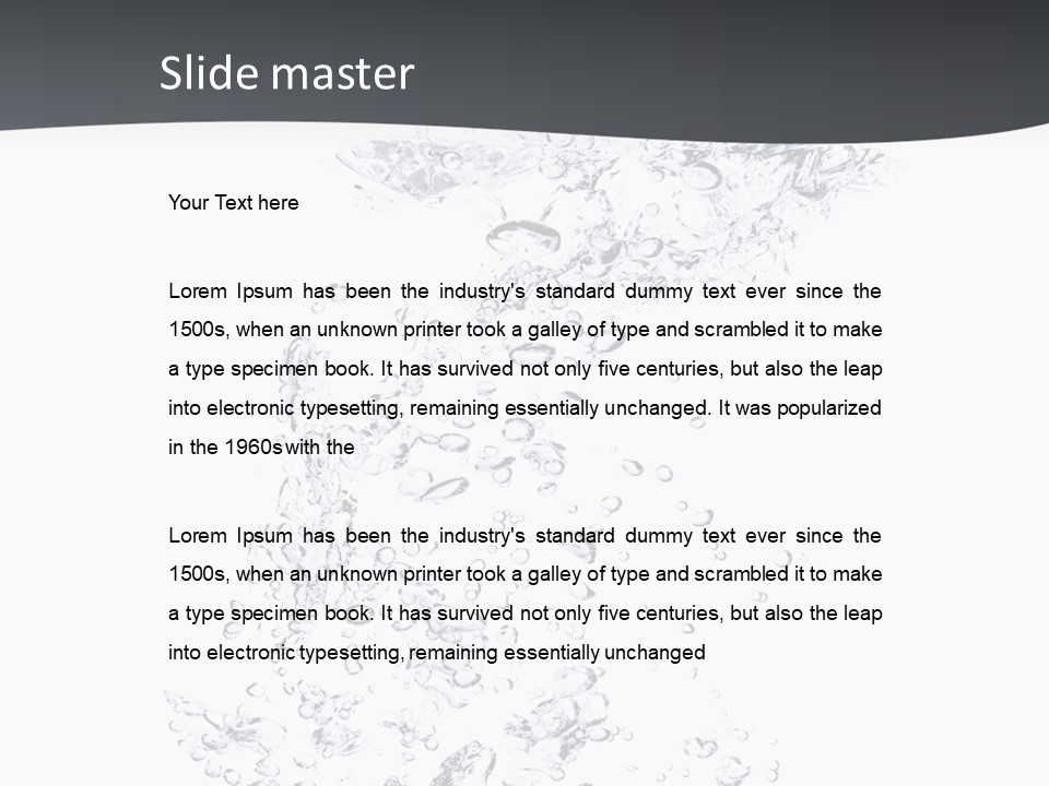 Texture Close Light PowerPoint Template