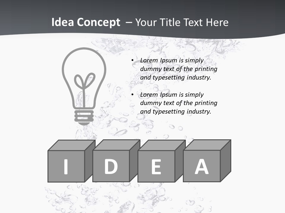 Texture Close Light PowerPoint Template