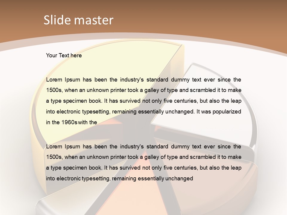 Abstract Circular Reflect PowerPoint Template