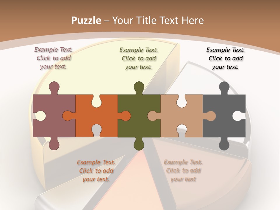 Abstract Circular Reflect PowerPoint Template