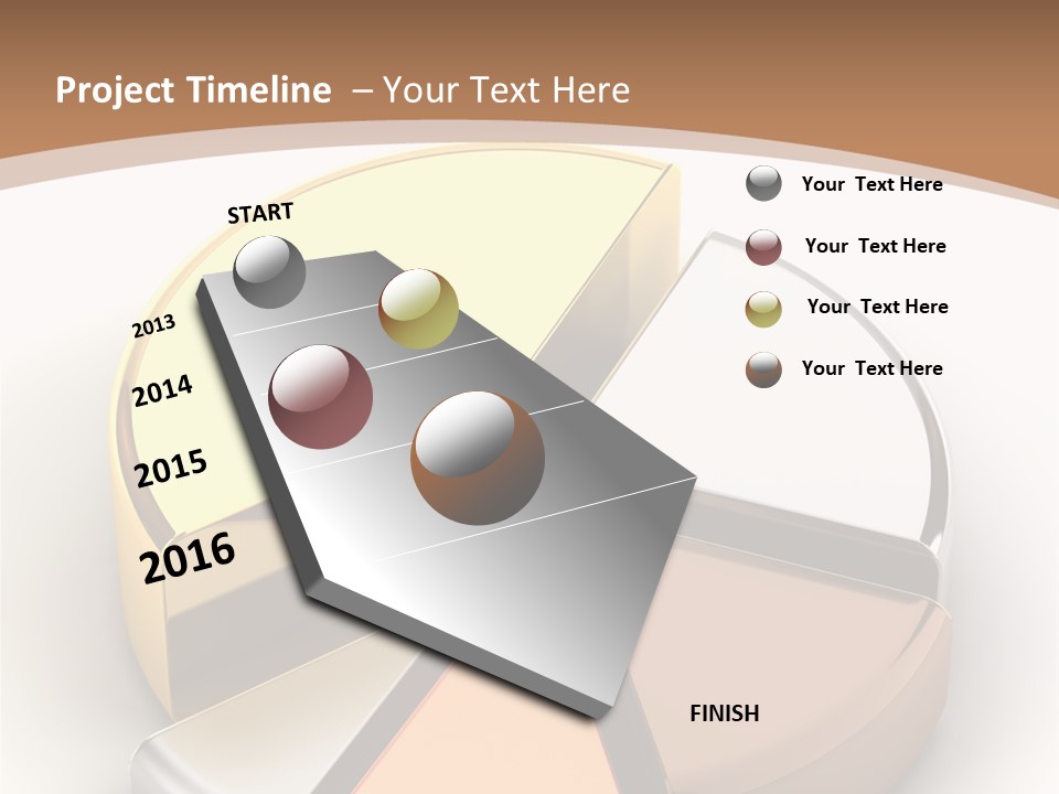 Abstract Circular Reflect PowerPoint Template