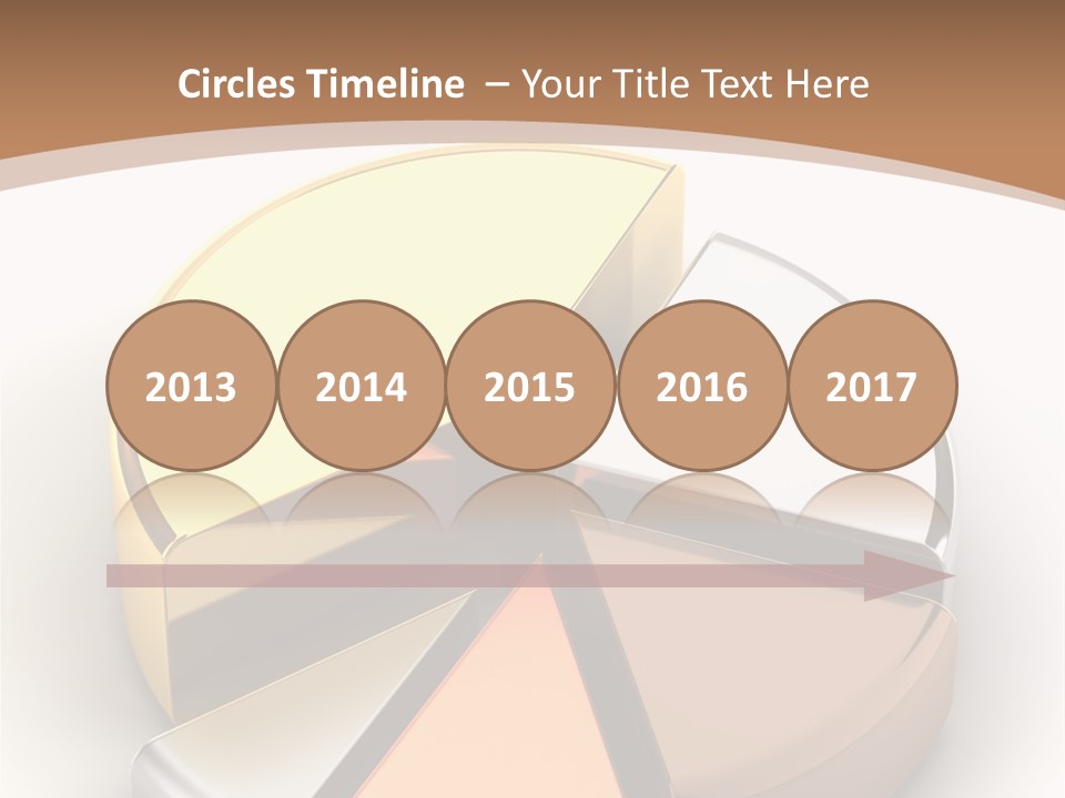 Abstract Circular Reflect PowerPoint Template